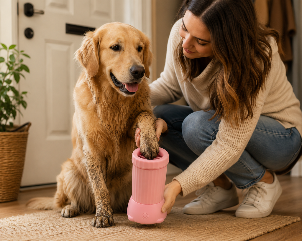 Automatic Pet Paw Cleaner